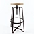 Vintage Deyton Barstool: Classic Charm for Bars & Homes 3D model small image 1