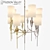 Tate 1304-AGB: Graceful American Style Lighting 3D model small image 2