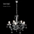 Elegant Lafayette 5-Light Chandelier 3D model small image 1