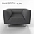  Modern Armchair by Haworth q_bic 3D model small image 1