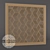 Elegant Carved MDF Panel 3D model small image 1