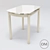 Convertible Glass Dining Table 3D model small image 1
