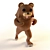 Low-poly Model with Fur 3D model small image 1