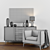 Elegant Essentials Decor Set 3D model small image 3