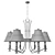Bamboo Shades Chandelier: Kwai 3D model small image 2