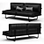 Modern Cassina LC5 Sofa 3D model small image 3