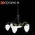 Odeon Light Ovale Chandelier 3D model small image 1