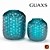 Title: Ocean Blue Bambola Glass Vase 3D model small image 3