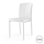 Elegant Eco-Leather Chair 3D model small image 1