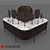 NATEVO KARA: Italian Elegance for Vanity 3D model small image 2