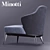 Sleek Minotti Leslie Senza Sofa 3D model small image 2