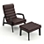 Modern Saville Armchair Set from Minotti 3D model small image 1