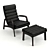 Modern Saville Armchair Set from Minotti 3D model small image 2