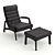 Modern Saville Armchair Set from Minotti 3D model small image 3