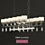 Elegant Glass Chandelier 3D model small image 1