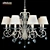 Provençal Style Chandelier Altalusse INL-6082P-8 3D model small image 1