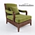 Elegant Handcrafted Chair: The Perfect Combination of Tradition and Style 3D model small image 1
