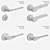 Innovative Door Handle Collection 3D model small image 2