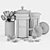 Kitchen Supreme French Press: The Ultimate Coffee & Tea Maker 3D model small image 3