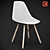 Eames DSW Plastic Chair: Modern Design for Contemporary Comfort 3D model small image 1