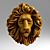 Digital Lion Head Scan 3D model small image 1