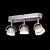 Sleek 3-Light Ceiling Fixture 3D model small image 1