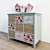 Angelique Children's Chest of Drawers & SWEETY Birdhouses 3D model small image 2