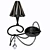 Masca Chic 1831/A1S Nero lucido Pendant 3D model small image 1
