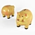 Savings Swine Piggy Bank 3D model small image 1