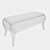 Elegant Veneziane Memories Bench 3D model small image 2