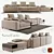 Luxury Bell'Arte Sofa 3D model small image 1