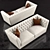 Luxury Chesterfield Sofa 3D model small image 2