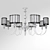 Jago Ovalini NCS 07OT: Elegant and Spacious Pendant Chandelier 3D model small image 2