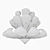  Murano Glass 1651s Chandelier 3D model small image 2