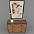 Industrial Iron Loft Dresser 3D model small image 3