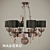 Nuare 6: Sleek and Chic Pendant Light 3D model small image 1