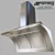Sleek Stainless Steel Wall Hood: SMEG KSEP920X 3D model small image 1