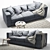 Elegant Sofa BoConcept Cenova 3D model small image 2