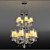 Elegant Le Notre 12-Light Chandelier 3D model small image 2