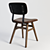 Elegant Lunet Side Chair 3D model small image 2