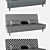 Convertible Sofa Bed - BEDDINGE 3D model small image 2