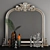 Elegant Haversham Overmantel Mirror 3D model small image 1