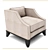 Opera Contemporary Faust Armchair 3D model small image 2