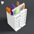 MoMa Exclusive Bitplay Archi SoHo LEGO Penholder 3D model small image 2