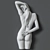 Enchanting Embrace Wall Art 3D model small image 2