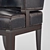 Luxury Leather George Smith Chair 3D model small image 3