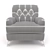 Revival Armchair: Modern Elegance Meets Comfort 3D model small image 3