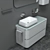 Ardeco Acacia Vanity Set 3D model small image 2