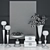 Designer's Delight: Decorative Set 13 3D model small image 2