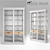 Full House Modern White Coat Rack 3D model small image 1